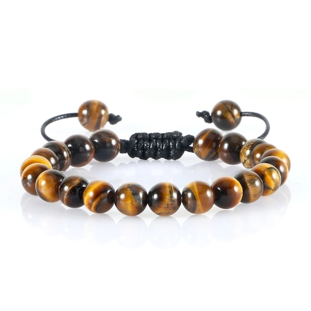 Tiger eye adjustable bracelet
